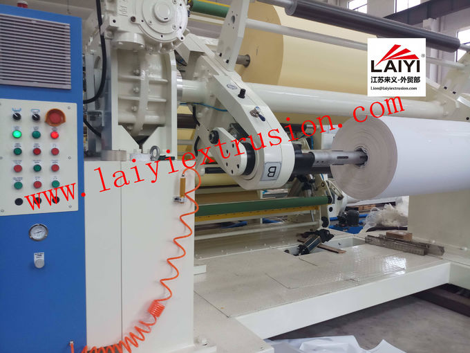 Disesuaikan Laminating Paper Lamination Machine Coated Resin Seperti LDPE / LLDPE / PP / EVA 0