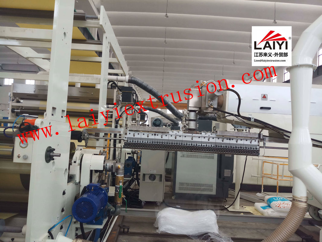 Double Sided Extrusion Laminating Machine Automatic Lifting Type Extruder