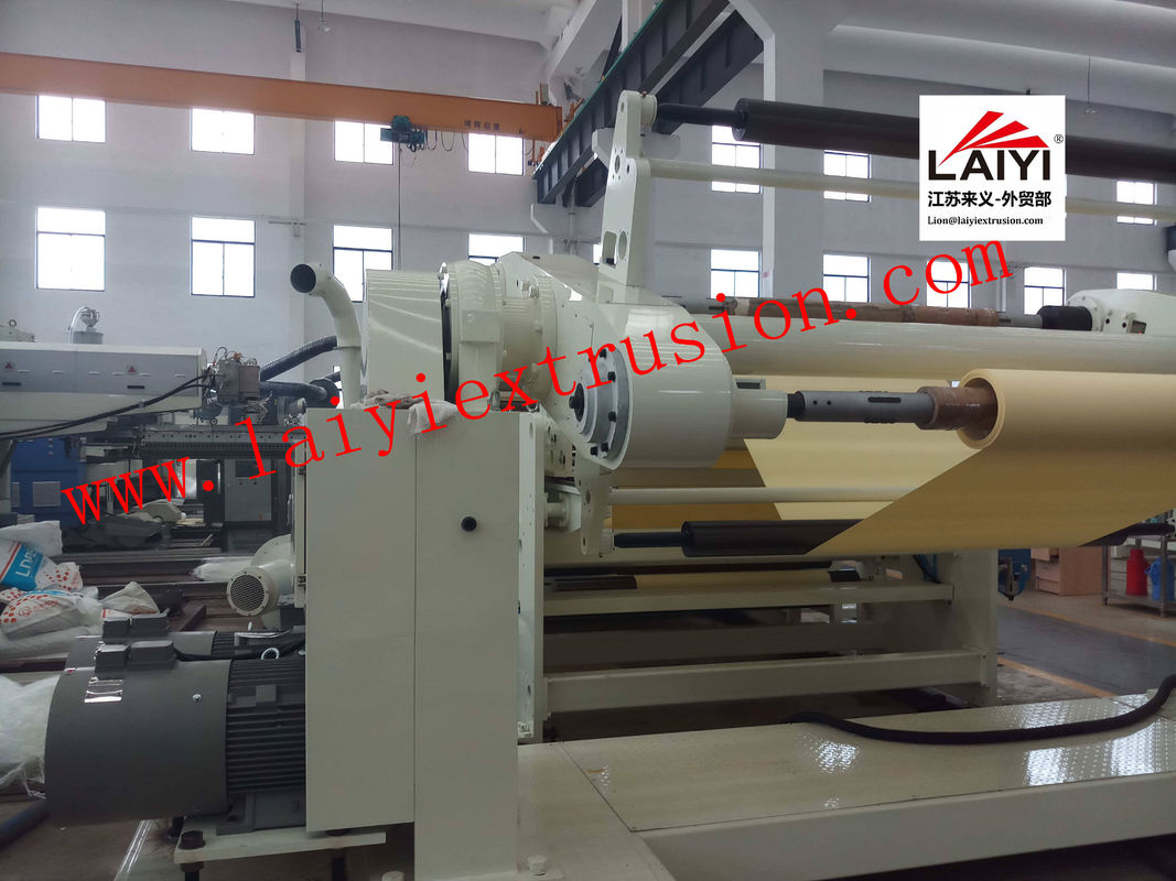 Kertas Coated PE Mesin Laminating Otomatis Kertas Kecepatan Tinggi Cangkir Kopi Kertas Kraft Mesin Putih Dan Biru