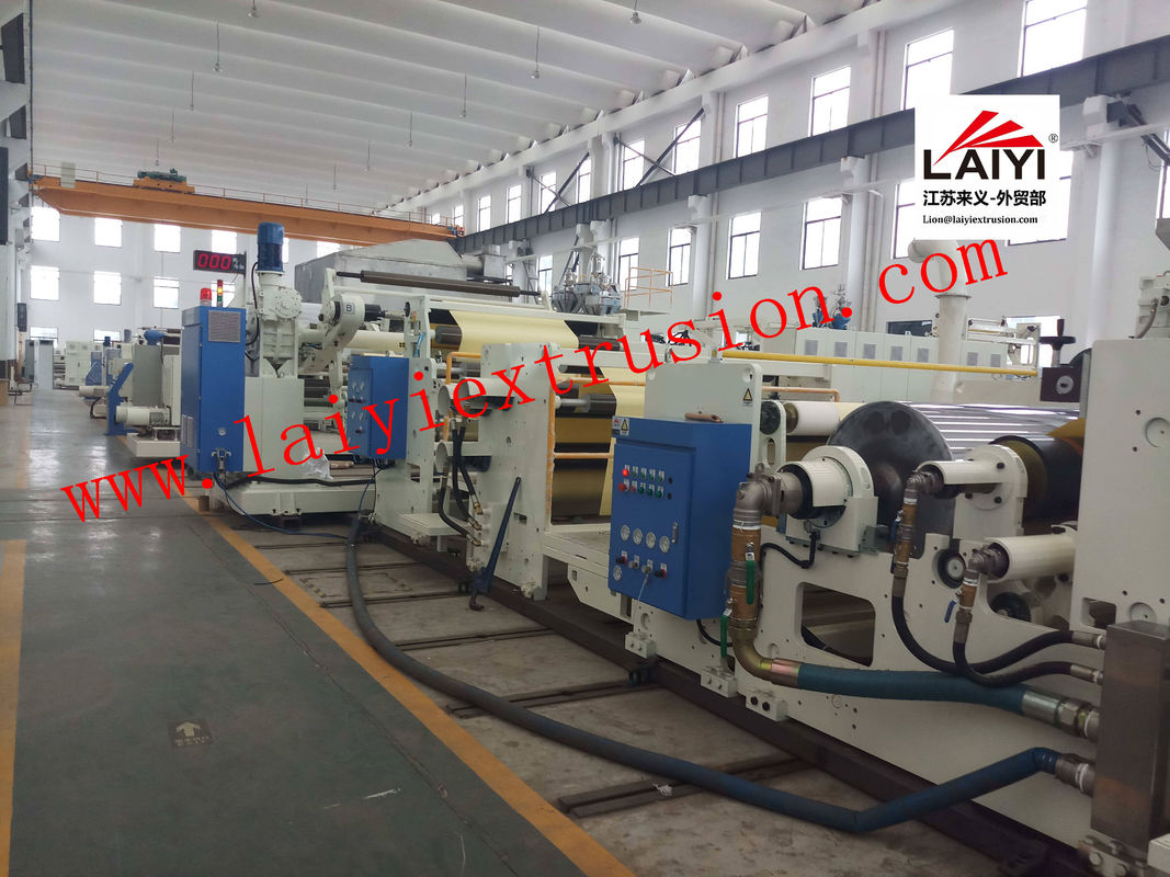 Mesin Extrus Coating Temperatur Kontrol Yang Tepat Untuk 3-6 Inch Paper Core