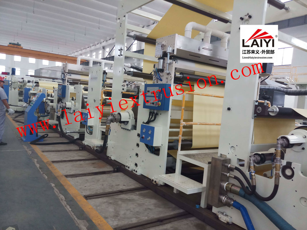 Mesin Pelapisan Film Ekstrusi Film PE Cast Mesin LD-90mm / LD-100mm / LD-115mm