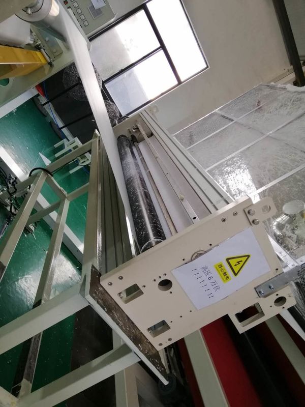 Melt Spray Fabric / Melt Blown Fabric Machine, Non Woven Fabric Manufacturing tunggal sekrup whithe dan biru,