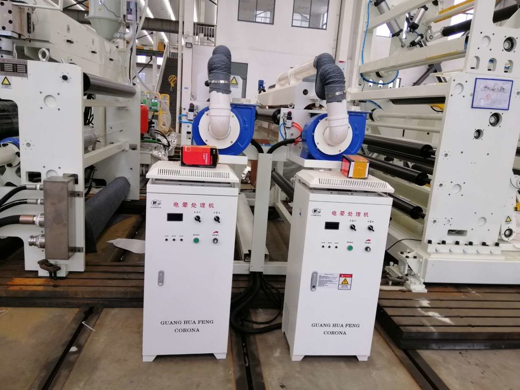 Kertas Coated PE Mesin Laminating Otomatis Kertas Kecepatan Tinggi Cangkir Kopi Kertas Kraft Mesin Putih Dan Biru