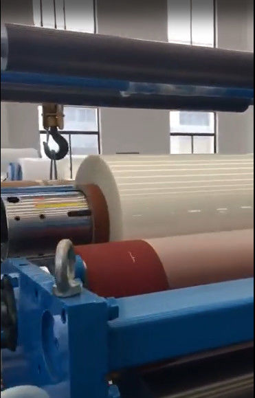 Laminating Film Extrusion Laminating Machine Untuk Pelindung Laminating Film Di Putih Dan Biru