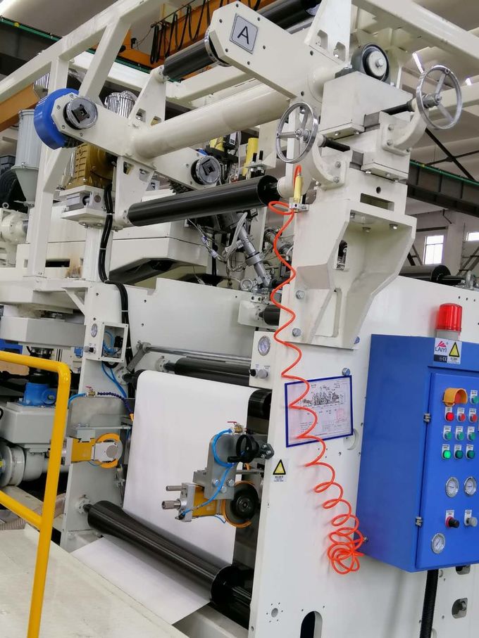 Mesin Laminasi Laminating Plastik Kecepatan Tinggi Film Lapisan Ganda 0